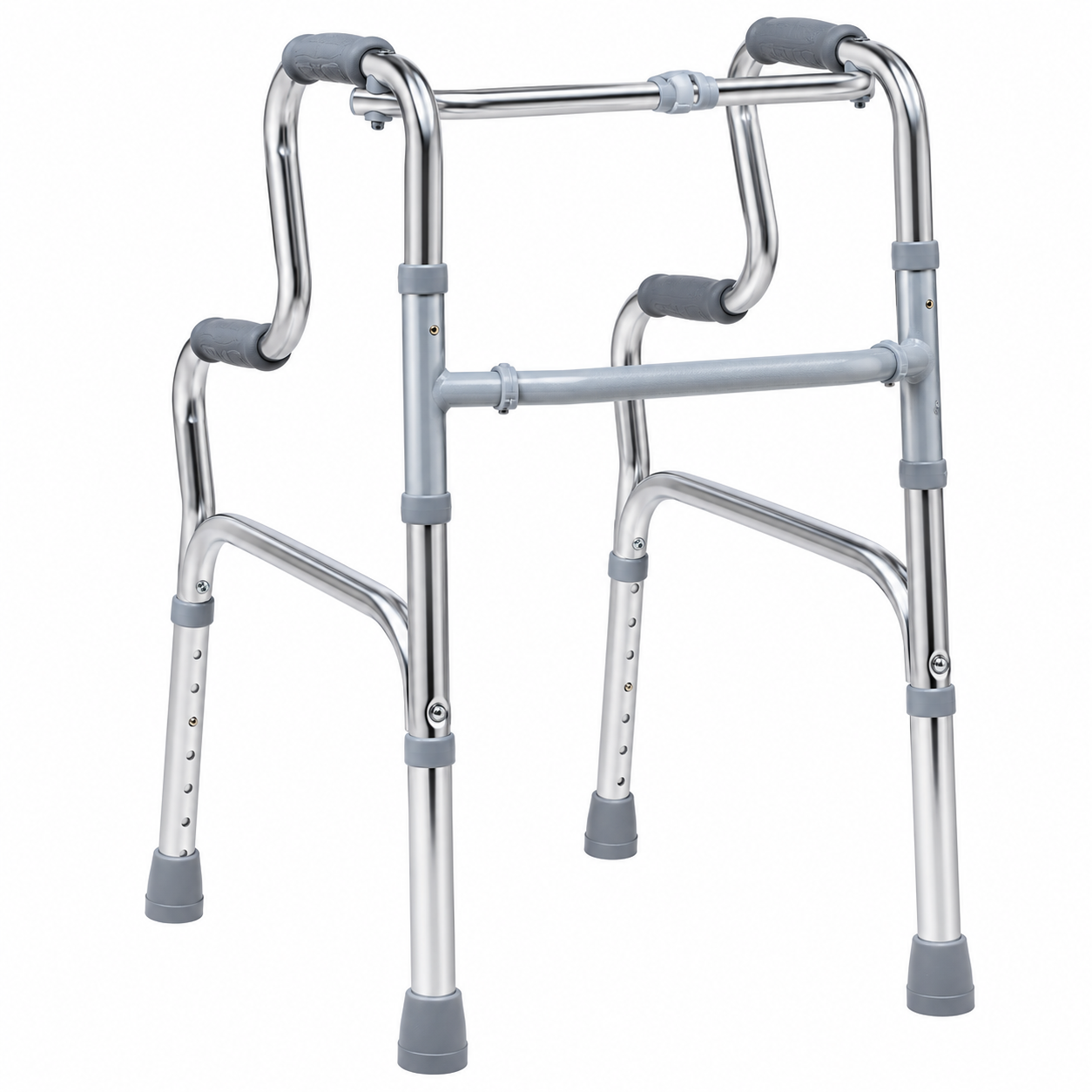 RARUS FOLDING STEP-BY-STEP WALKER WITH TWO-LEVEL HAND GRIPS