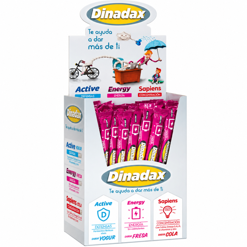 DINADAX ENERGY STRAWBERRY 60pcs