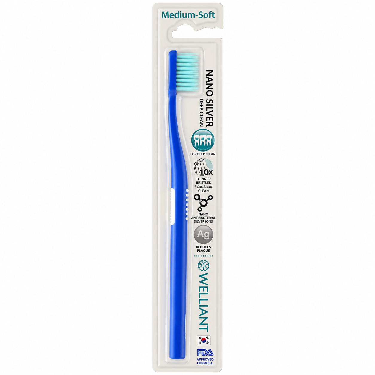 WELLIANT BRACES TOOTHBRUSH MEDIUM-SOFT - Image 2