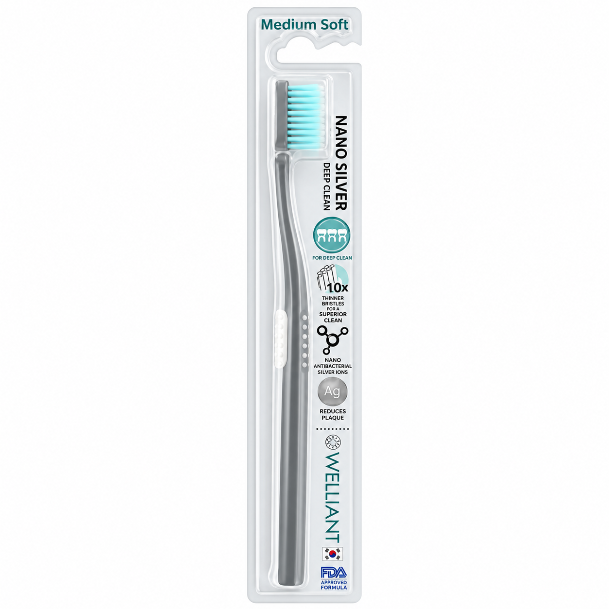 WELLIANT BRACES TOOTHBRUSH MEDIUM-SOFT - Image 5