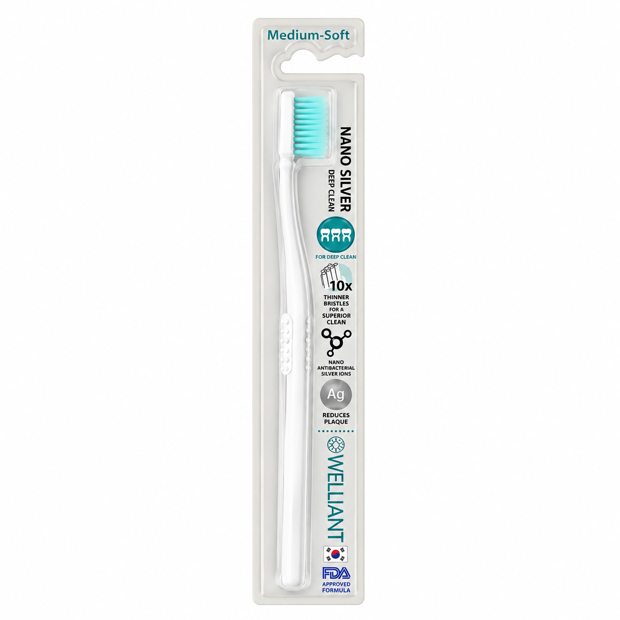 WELLIANT BRACES TOOTHBRUSH MEDIUM-SOFT - Image 4