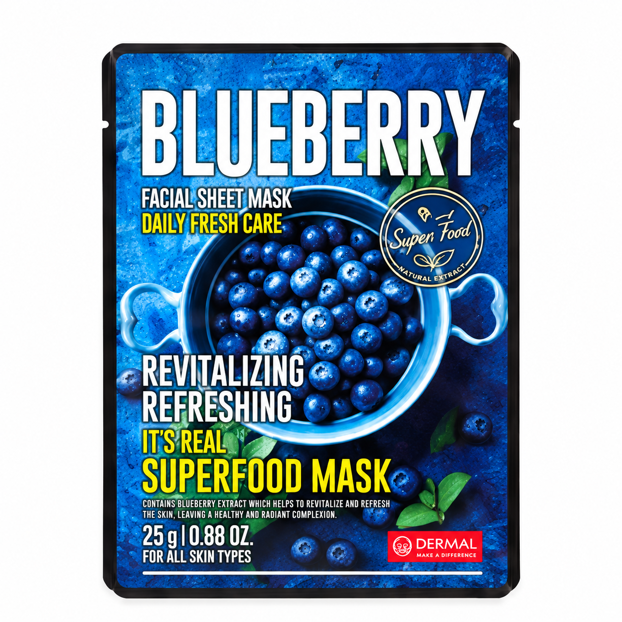 DERMAL BLUEBERRY SUPERFOOD MASK