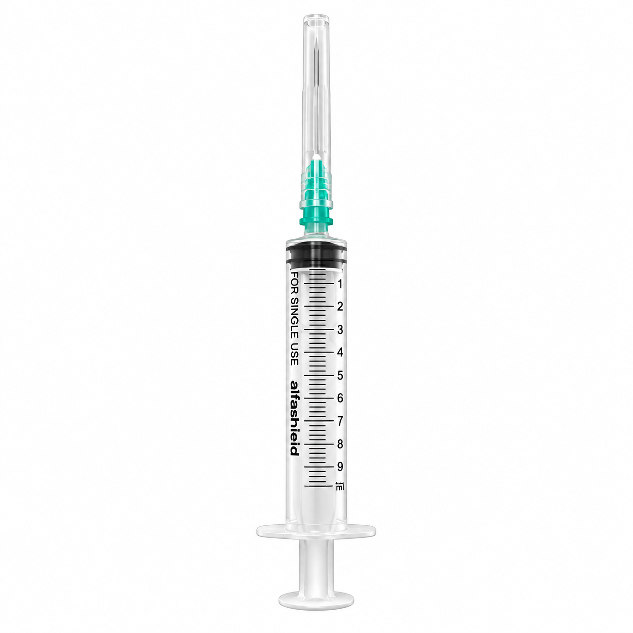 ALFASHIELD SYRINGE WITH NEEDLE 1ml, 2ml, 5ml, 10ml & 20ml
