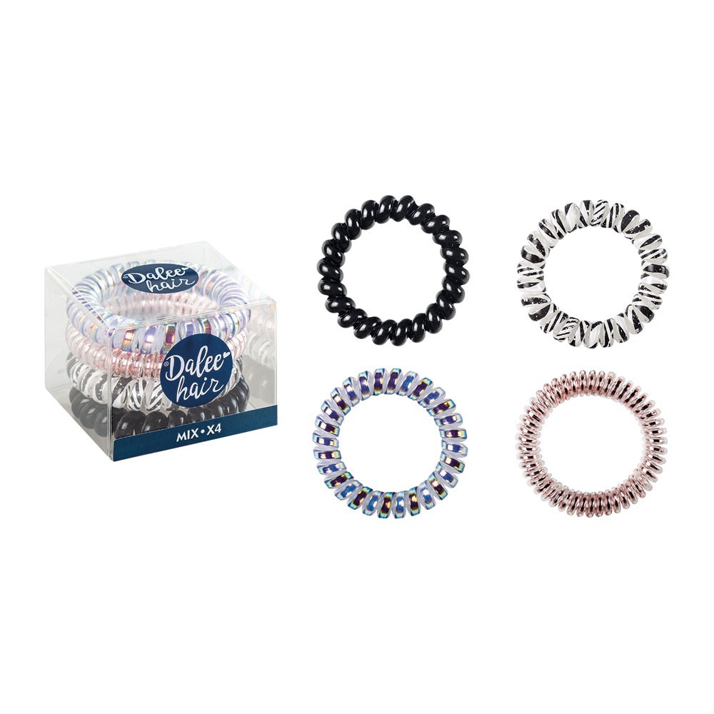 DALEE HAIR TIES SPIRAL MIX
